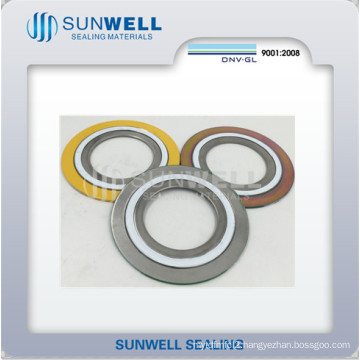 Combined Seal Ring Spiral Wound Gasket Cgi Type Ss304 Ss316L CS Materials